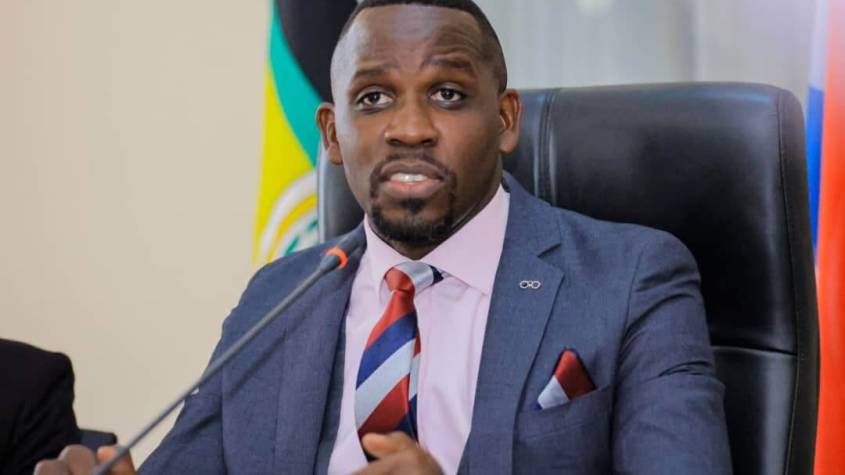 The Leader of Opposition Joel Ssenyonyi