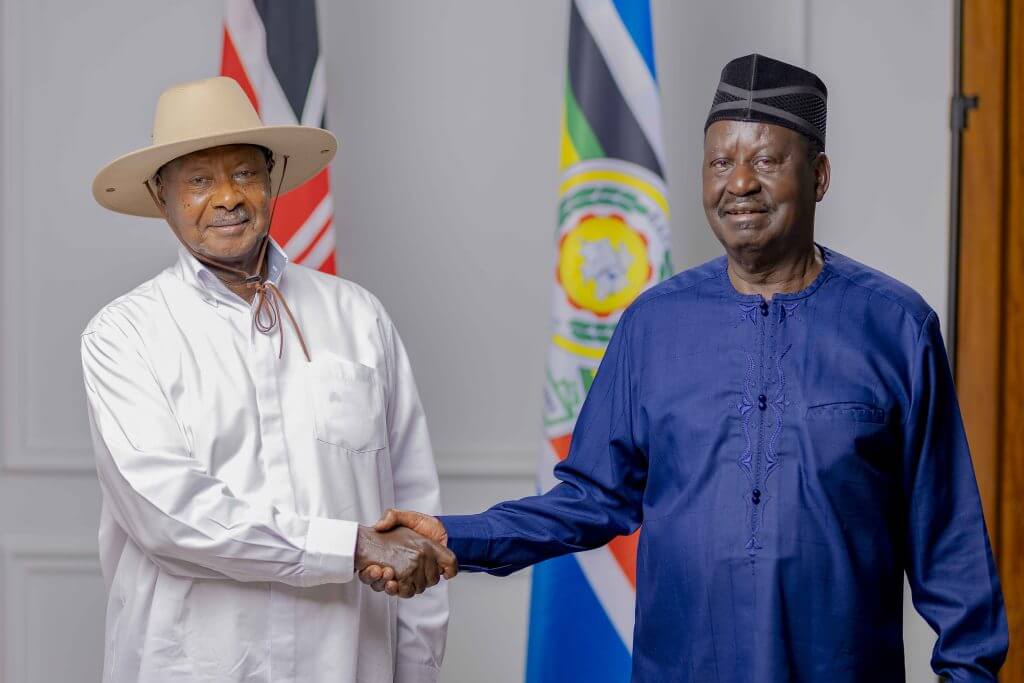 President Yoweri Museveni Supports Raila Odinga’s Bid