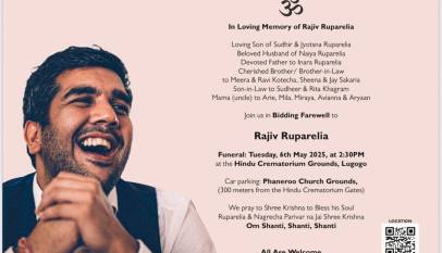 Rajiv Ruparelia Sendoff