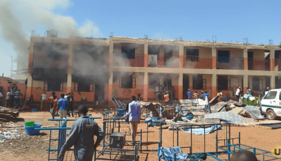 Fire Destroys Dormitory at Hoima Town Mosque School
