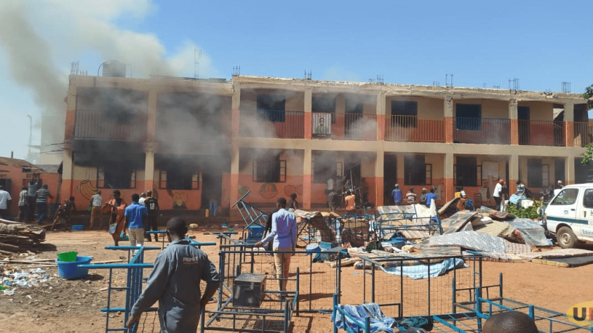 Fire Destroys Dormitory at Hoima Town Mosque School