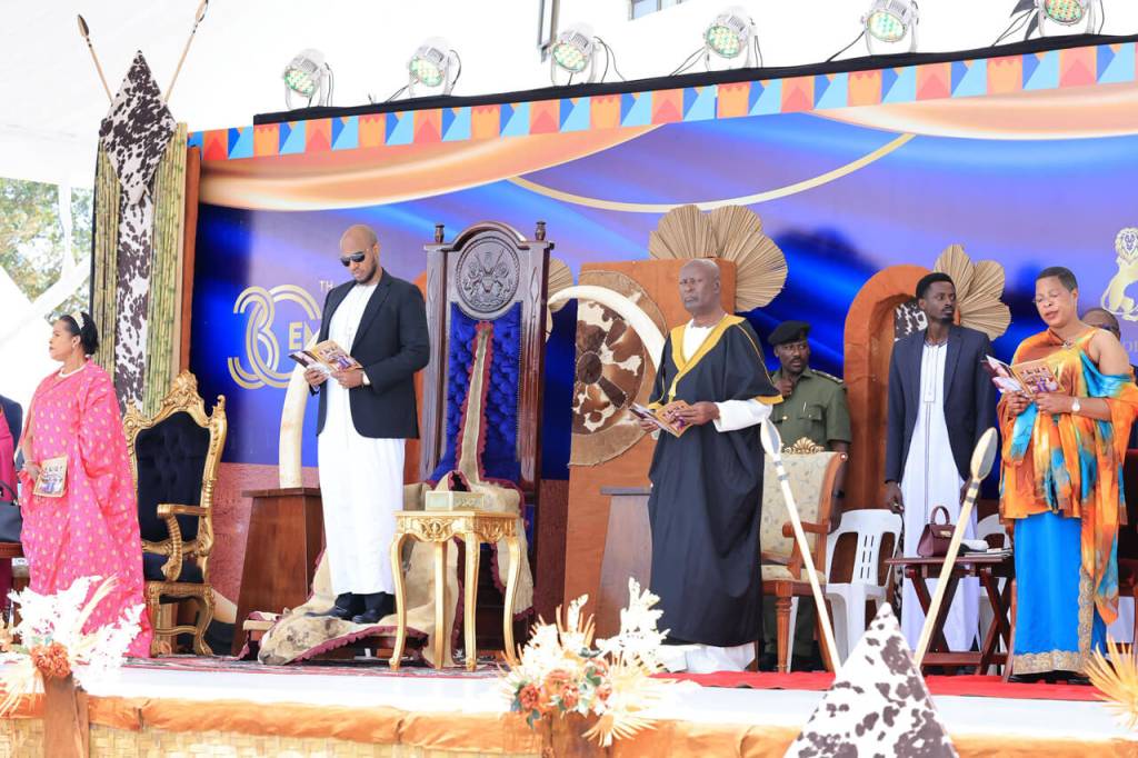 The Rt Hon Speaker of Parliament Anita Among is currently representing H.E. President Yoweri Kaguta Museveni at the 30th Coronation Anniversary of Omukama Oyo Nyimba Kabamba Iguru Rukidi IV.