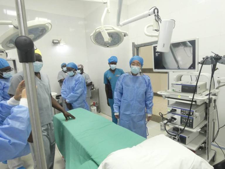 Japanese Ambassador Praises Solar-Powered Kyabirwa Surgical Center (1)