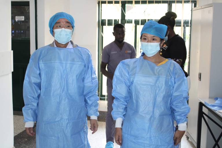 Japanese Ambassador Praises Solar-Powered Kyabirwa Surgical Center (4)