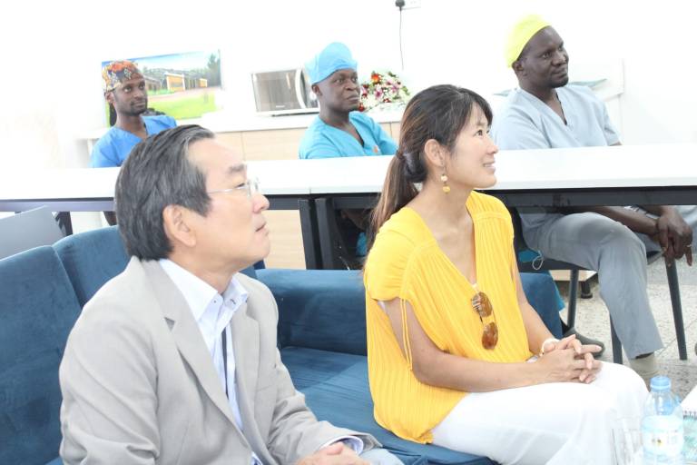 Japanese Ambassador Praises Solar-Powered Kyabirwa Surgical Center (5)