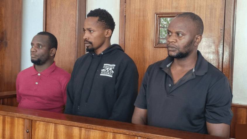 Three Remanded for Aiding Full Figure Attacker to Escape