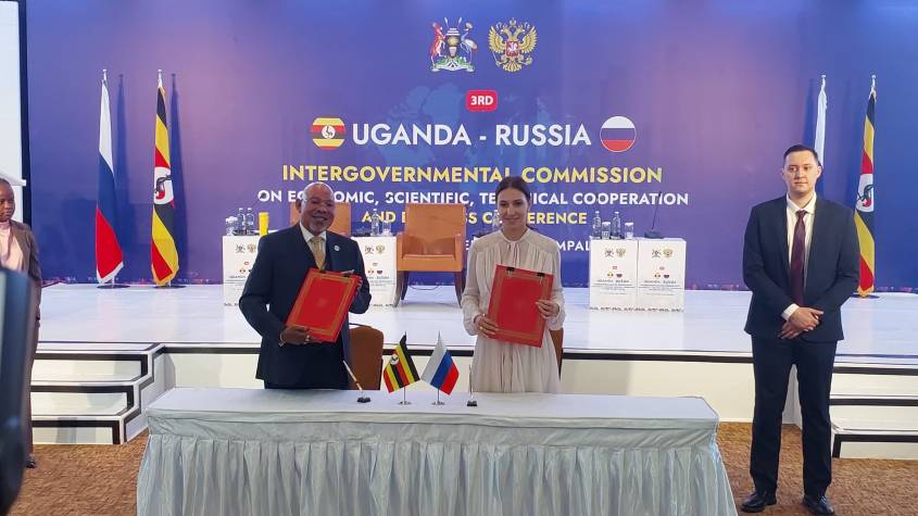 Uganda, Russia Deepen Ties at Intergovernmental Commission in Kampala