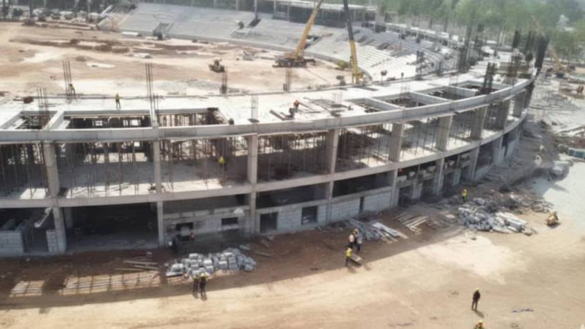 Akii-Bua Stadium Construction Hits 50% as Contractor Races Ahead of Schedule