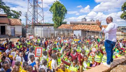 Safe Kids, Safe Future: ITMS Concludes Road Safety Campaign with Kibuye Primary School