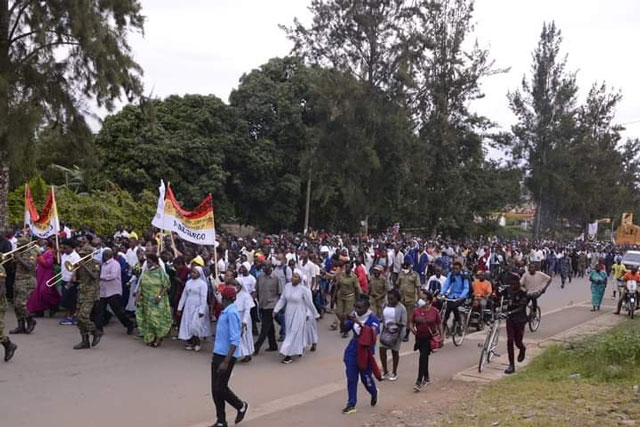 Foot Pilgrims Arrive at Namugongo, Urged to Return Home