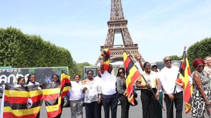 Uganda Takes Tourism Bus Campaign to Paris