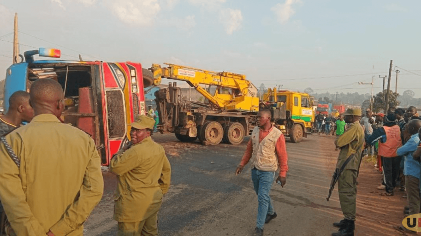 One Student Killed, Several Injured After School Bus Collides with Train in Mukono