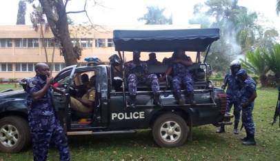 Heavy Security Deployment at Bunyoro Kitara Kingdom Premises