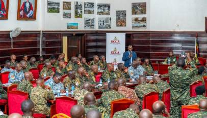 UPDF Officers Study KCCA Model for Urban Security UPDF Officers Study KCCA Model for Urban Security