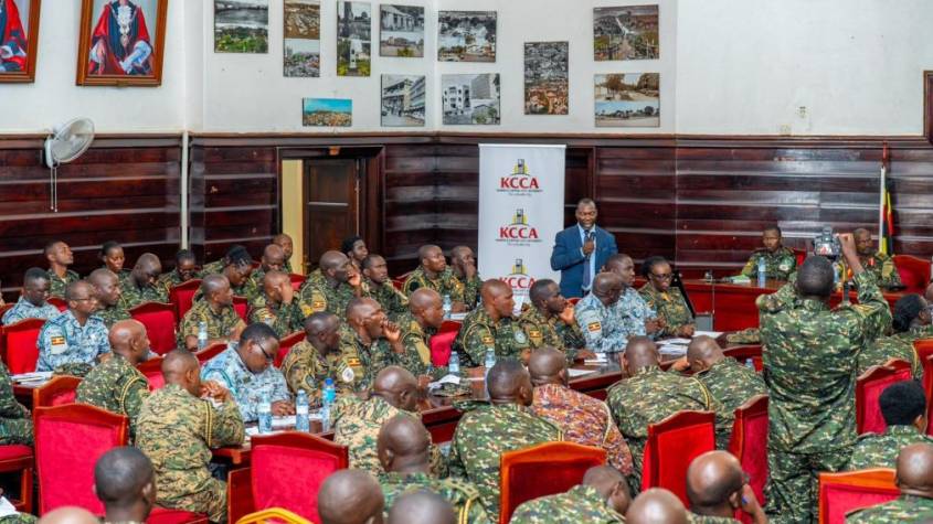 UPDF Officers Study KCCA Model for Urban Security UPDF Officers Study KCCA Model for Urban Security