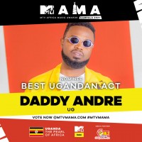 Sanyu fm Best Ugandan Act at the mtv mama awards 2021 - Daddy Andre