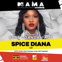 Sanyu fm Best Ugandan Act at the mtv mama awards 2021 - Spice Diana